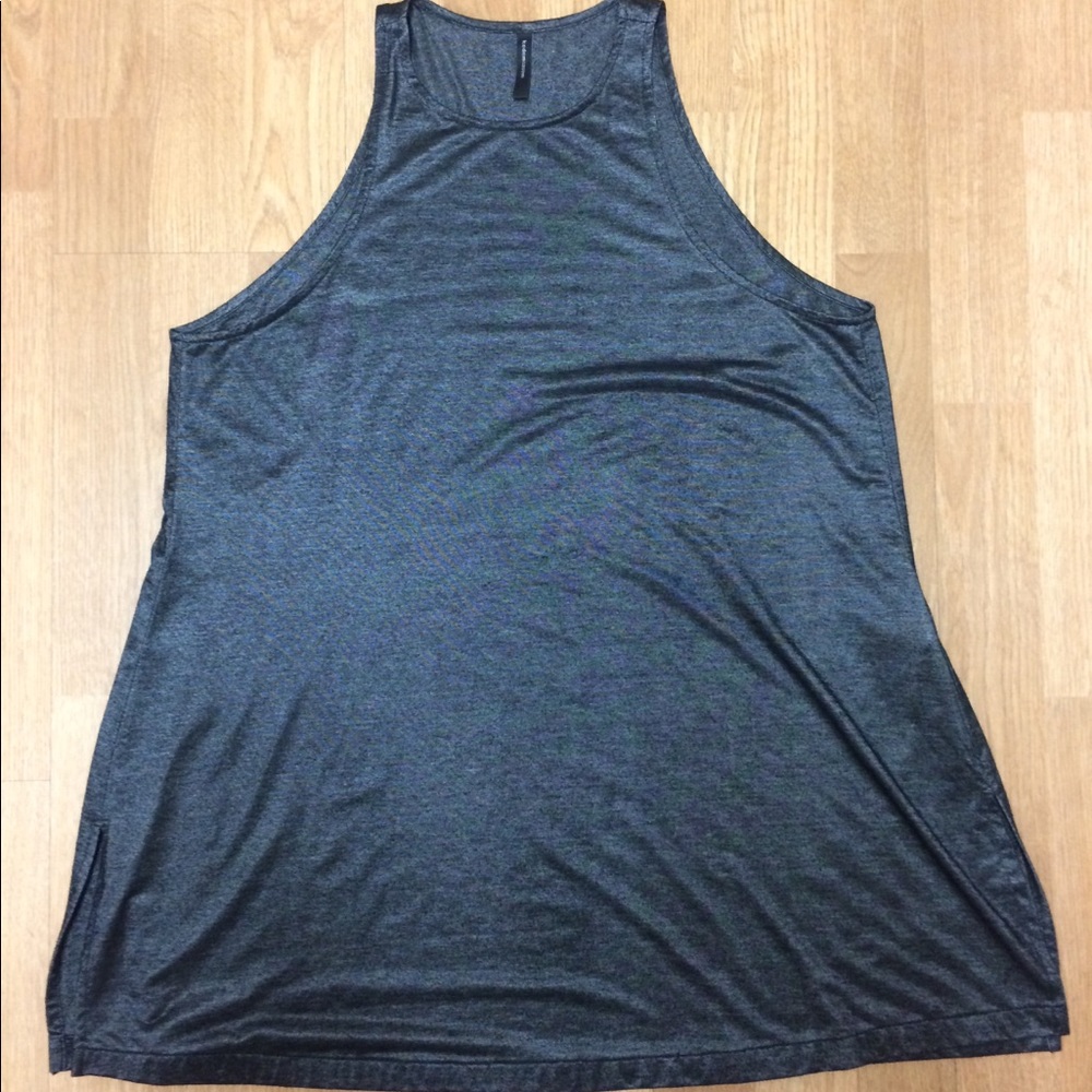 Kedem Sasson black shiny tank top